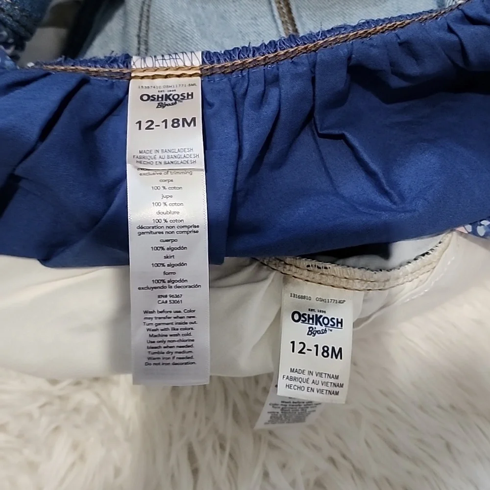 OshKosh B'gosh Denim Floral Dresses